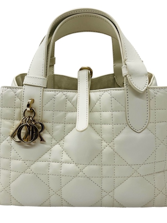 Christian Louboutin Handbags - CHRISTIAN DIOR LATTE MACROCANNAGE CALFSKIN SMALL DIOR TOUJOURS BAG